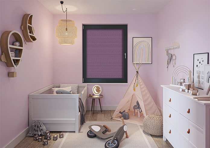 Obscura, Berry - Stick Fit Honeycomb Blind - Image 9